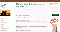 Desktop Screenshot of marengo-shop.de