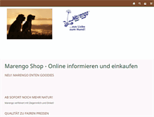 Tablet Screenshot of marengo-shop.de